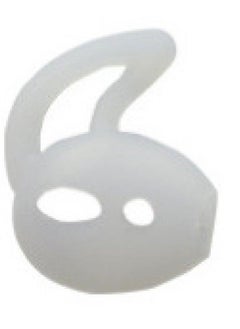 For Airpods Headphone Covers TWS Huawei Xiaomi Rammer Silicone Earbuds Ear Cap Apple Second Generation Headset-Color:Transparent (double Hole With Ears)-Model:ES32 ES62 ES68