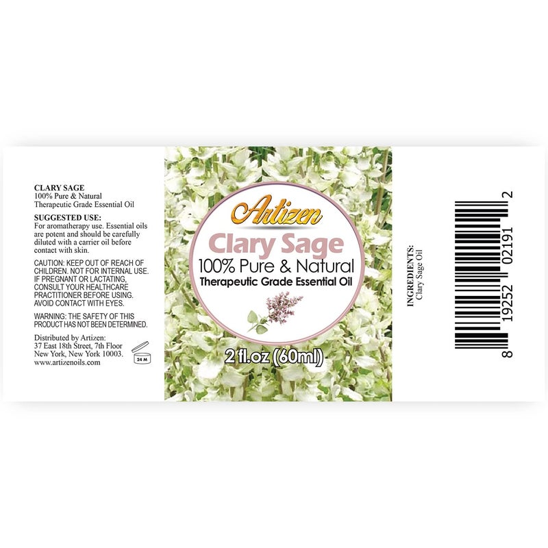 Artizen 2oz Oils - Clary Sage Essential Oil - 2 Fluid Ounces - Image 2