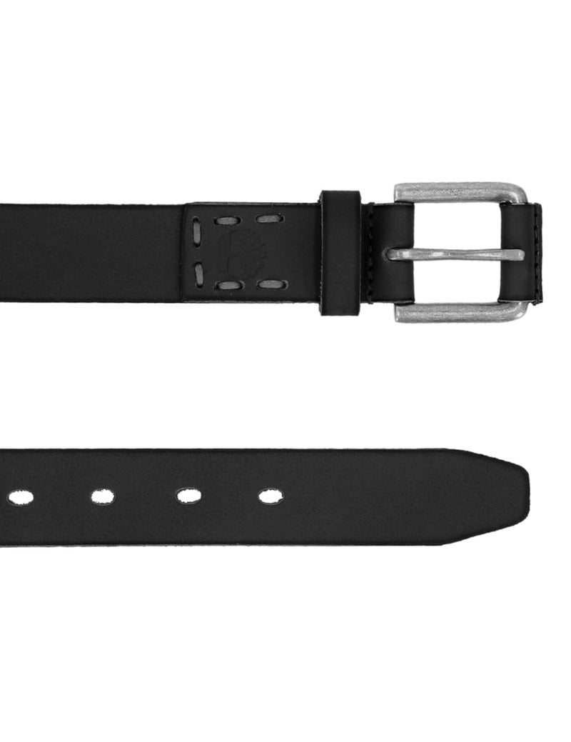 Timberland Boys' Leather Belt for Kids, Black, Medium - Image 4