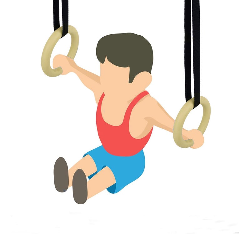 Boffle Gymnastics Rings for Kids | 170 cm Fun Gymnastic Toys for Boys and Girls | Ideal for Indoor and Outdoor Play Set - Image 4