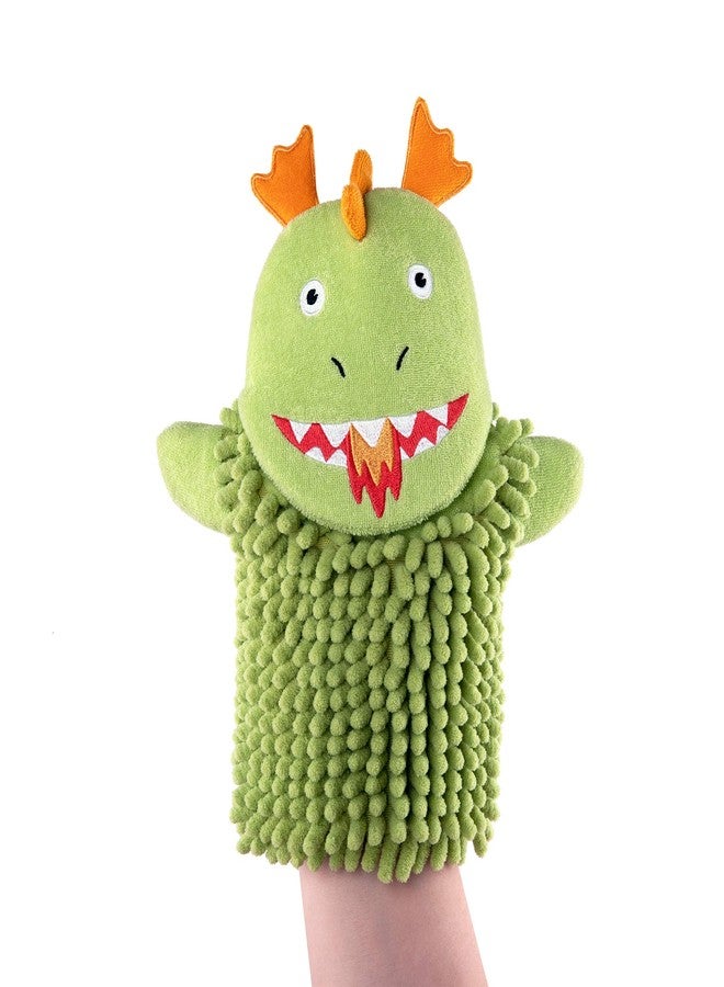 Baby Aspen Four-Piece Dragon Bath Gift Set, Green, one Size (BA14112NA) - Image 3