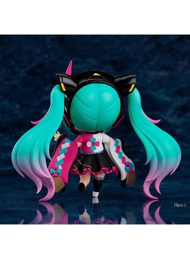 general Hatsune Miku Movable Replacement Face Doll Model Decoration Summer Gathering 1511# Hatsune Desktop Decoration Toy Gift for family and friends - Image 4
