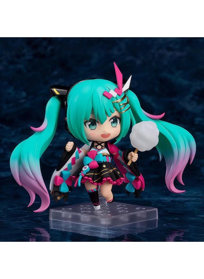 general Hatsune Miku Movable Replacement Face Doll Model Decoration Summer Gathering 1511# Hatsune Desktop Decoration Toy Gift for family and friends - Image 3