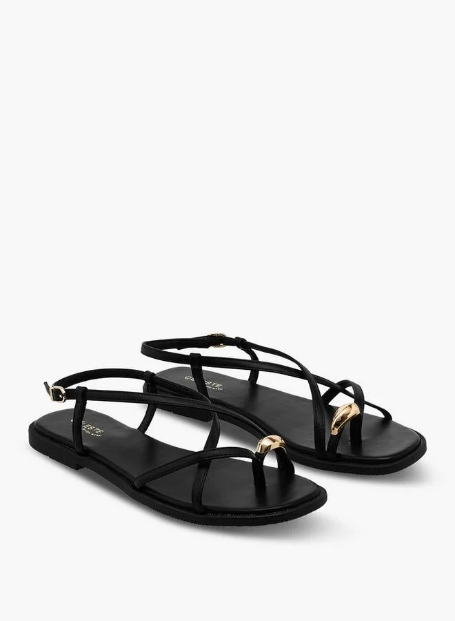 سيليست Women Cross Strap Flat Sandals