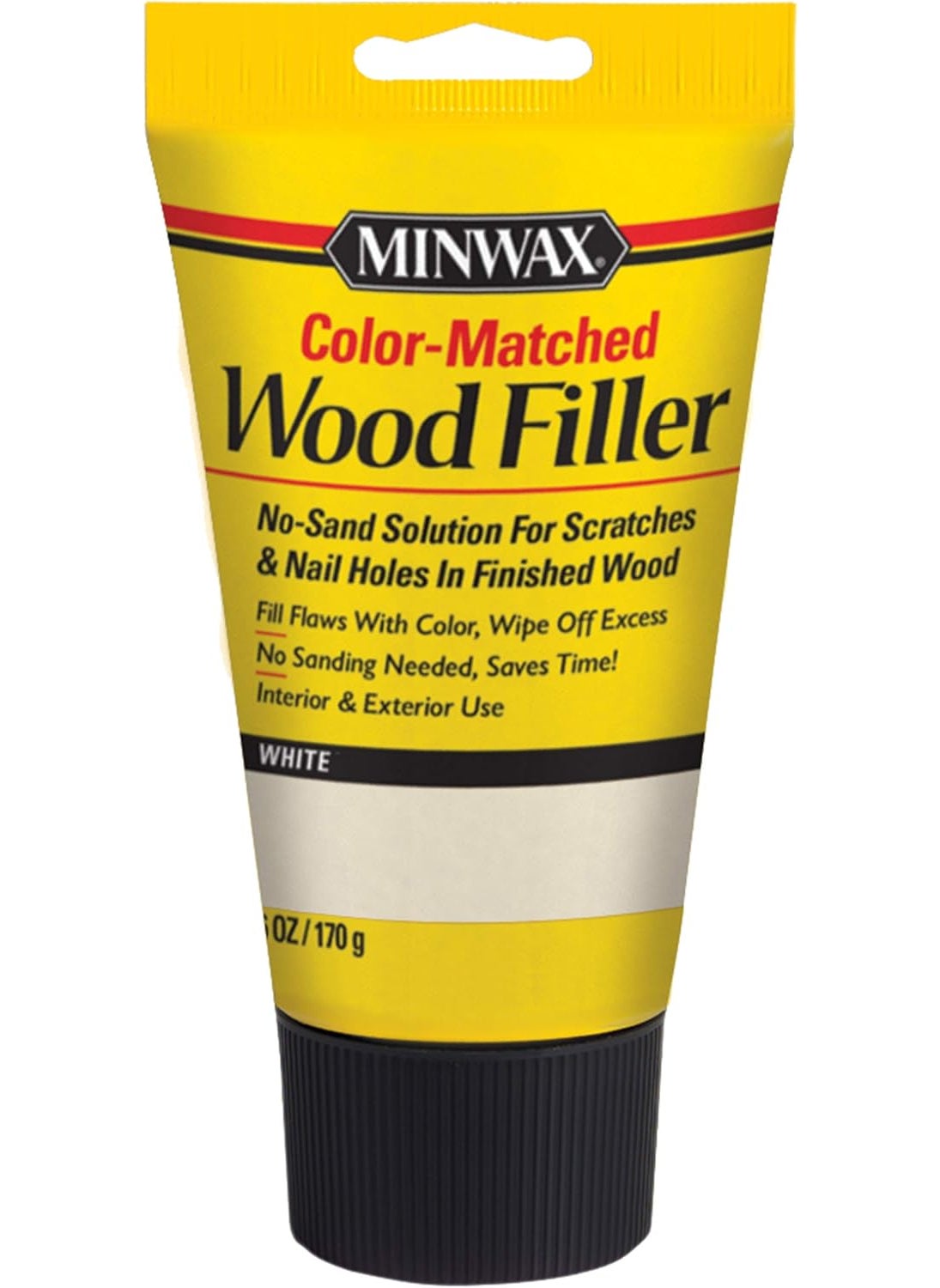 Minwax Minwax 448540000 ColorMatched Filler Wood Putty 6 oz White 6 Ounce  - Image 1