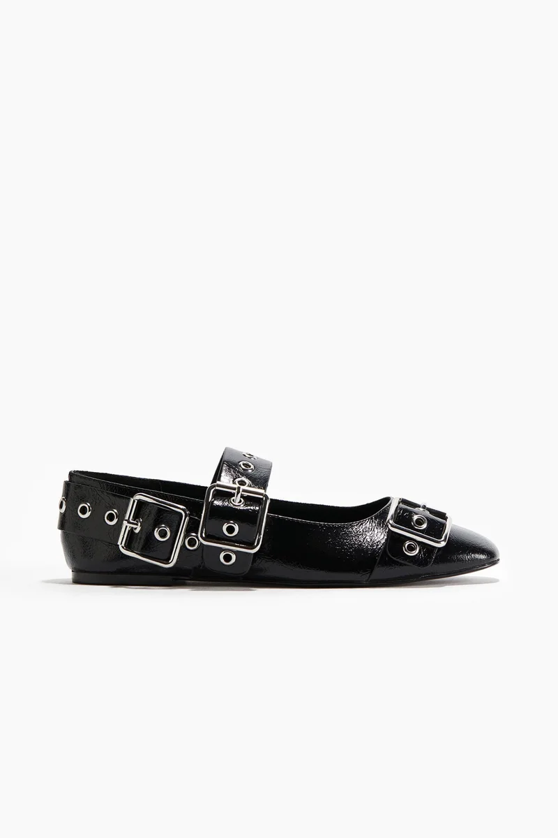 H&M Buckle-detail Mary Janes