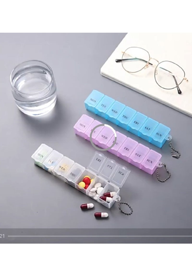 Pill Organizer Medicine Storage Box With Key Chain- Transparent - pzsku/ZA7329A7F736063169BD8Z/45/_/1737476694/30f7d71c-b6e9-4f38-8ec9-48f50b764dae