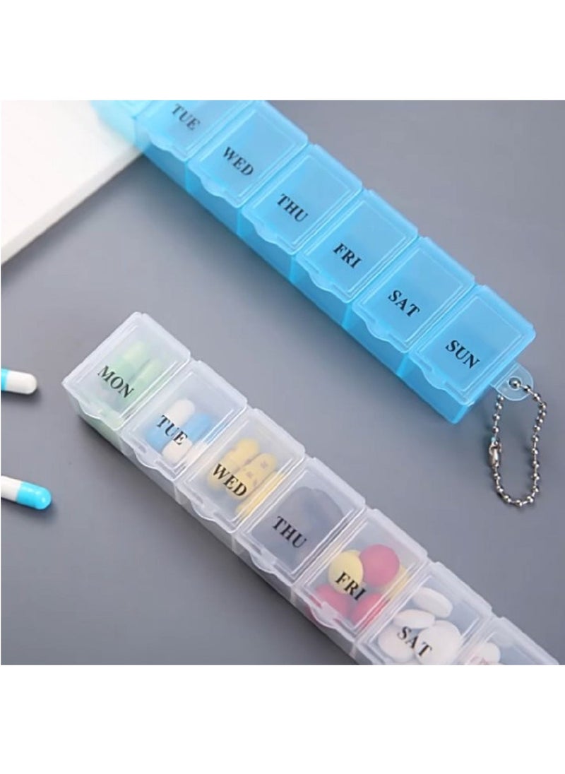 Pill Organizer Medicine Storage Box With Key Chain- Transparent - pzsku/ZA7329A7F736063169BD8Z/45/_/1737476695/d4c0a7e1-ebc3-4865-994e-e8594ee378b8