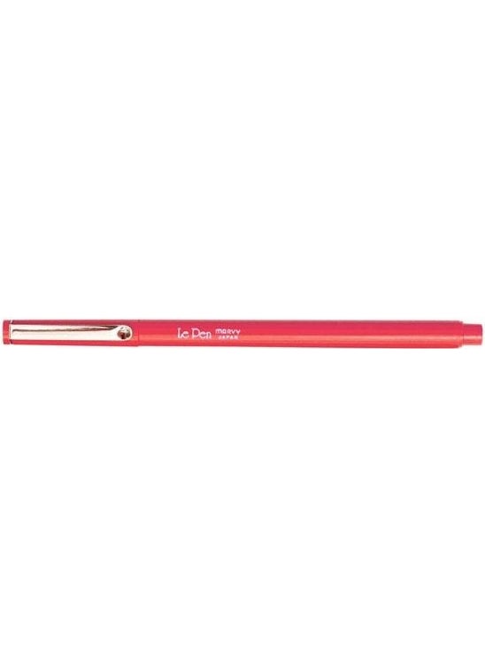 Marvy - Le Pen 4300 Pen Extra Fine Nib Metal Clip 0.3 mm Nib Red - Image 1