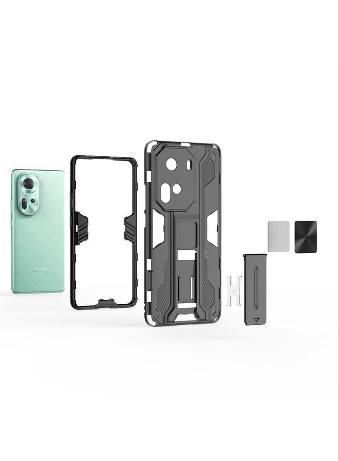 erorex Case For OPPO Reno11 Global Supersonic Armor PC Hybrid TPU Phone Case - Image 4