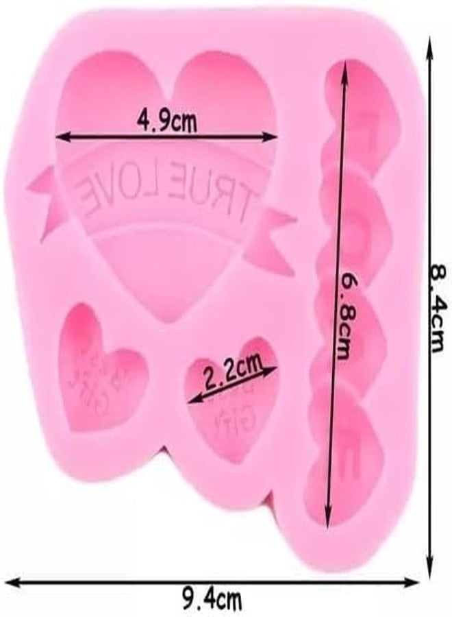 Skytail قالب سيليكون من سكاي تيل لعيد الحب، قالب فوندان على شكل قلب، شمعة معطرة، قطع شمعية، ديكور منزلي، شموع، صب الراتنج، هدايا يدوية للأزواج، صنع الشموع، ديكور زفاف، قالب شوكولاتة لتزيين الكيك - Image 2