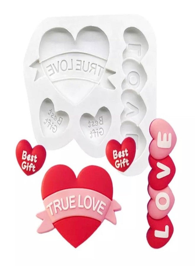 Skytail قالب سيليكون من سكاي تيل لعيد الحب، قالب فوندان على شكل قلب، شمعة معطرة، قطع شمعية، ديكور منزلي، شموع، صب الراتنج، هدايا يدوية للأزواج، صنع الشموع، ديكور زفاف، قالب شوكولاتة لتزيين الكيك - Image 1