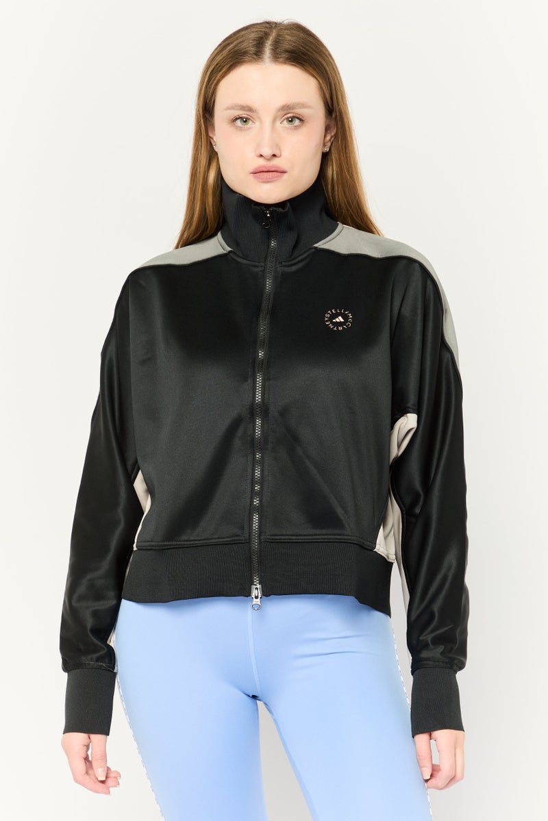 Adidas Adidas by Stella McCartney Women Sportswear Fit Long Sleeve Training Jacket, Black - Image 1