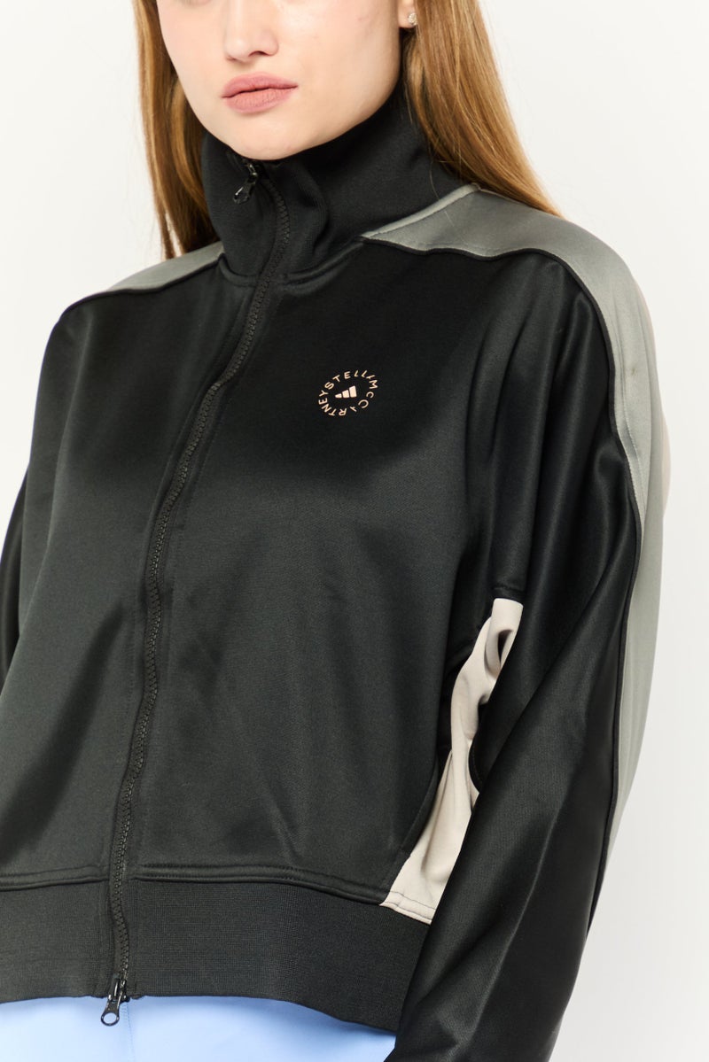 Adidas Adidas by Stella McCartney Women Sportswear Fit Long Sleeve Training Jacket, Black - Image 3