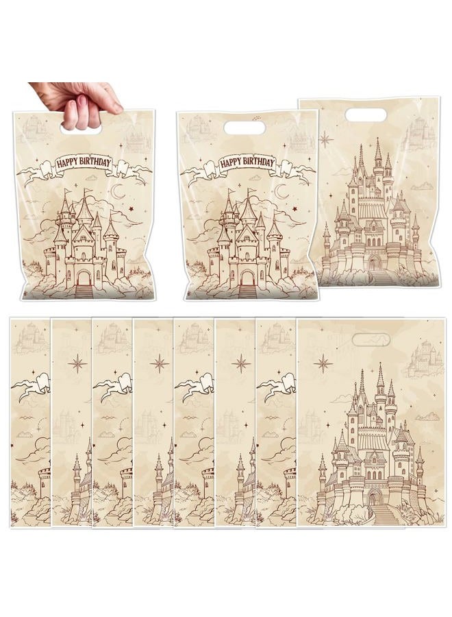 Aposwow Wizard Party Favor Bags - Vintage Castle Birthday Goody Candy Gift Favor Bags Wizard School Themed Snacks Treat Party Supplies Birthday Decorations - Image 1