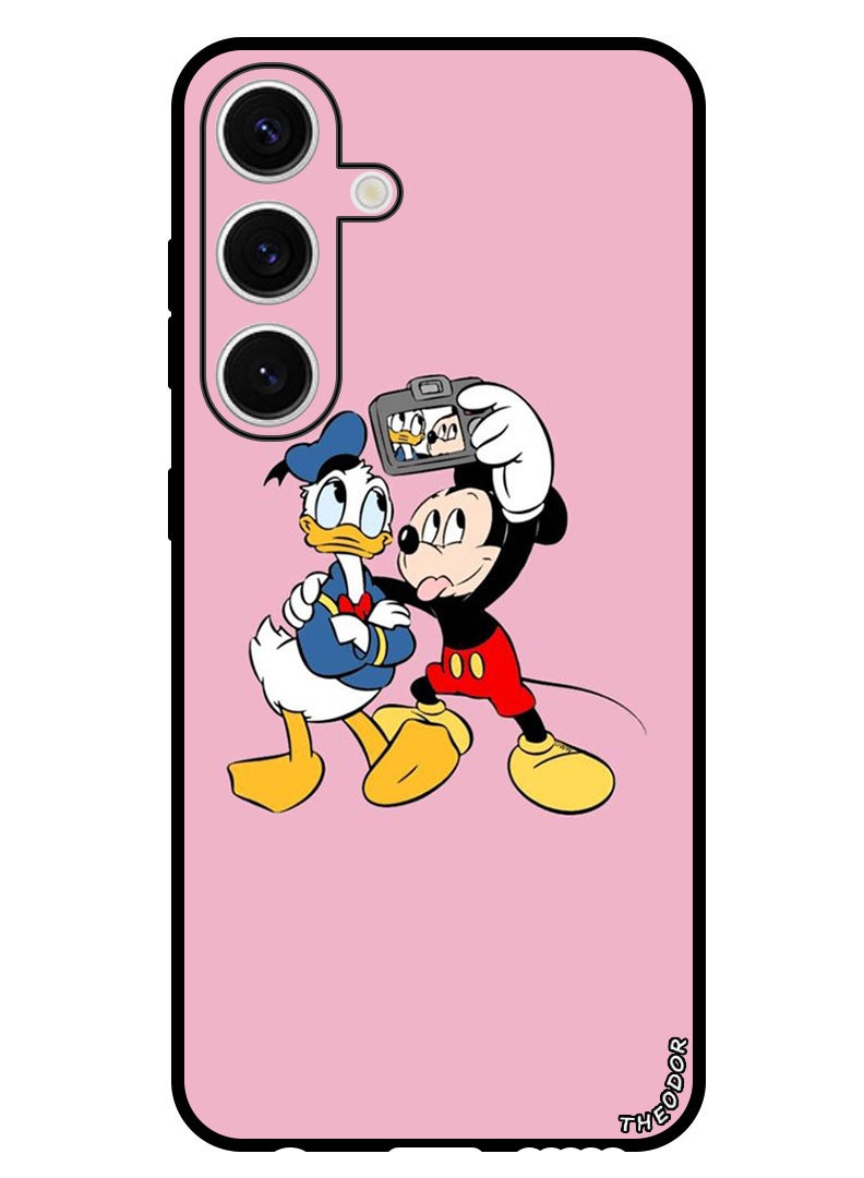 Protective Case Anti Scratch Shock Proof Bumper Cover For Samsung Galaxy S24 Mickey Donald selfie