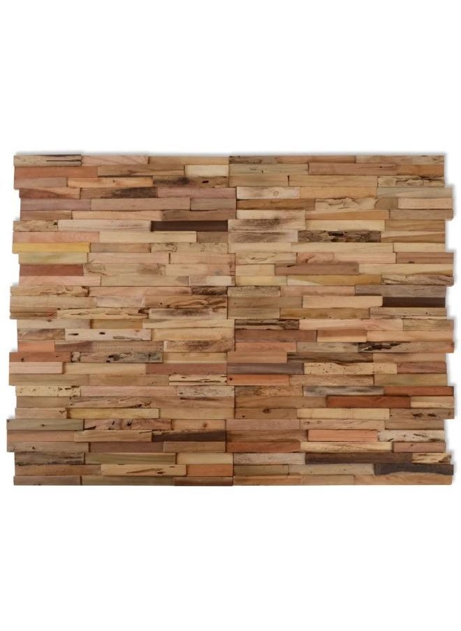 vidaxl - Wall Cladding Panels 10 pcs 1.03 m Recycled Teak Wood - Image 1