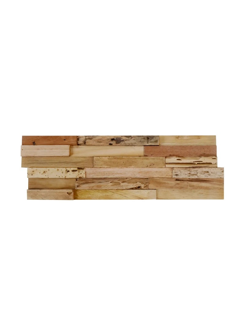 vidaxl - Wall Cladding Panels 10 pcs 1.03 m Recycled Teak Wood - Image 1