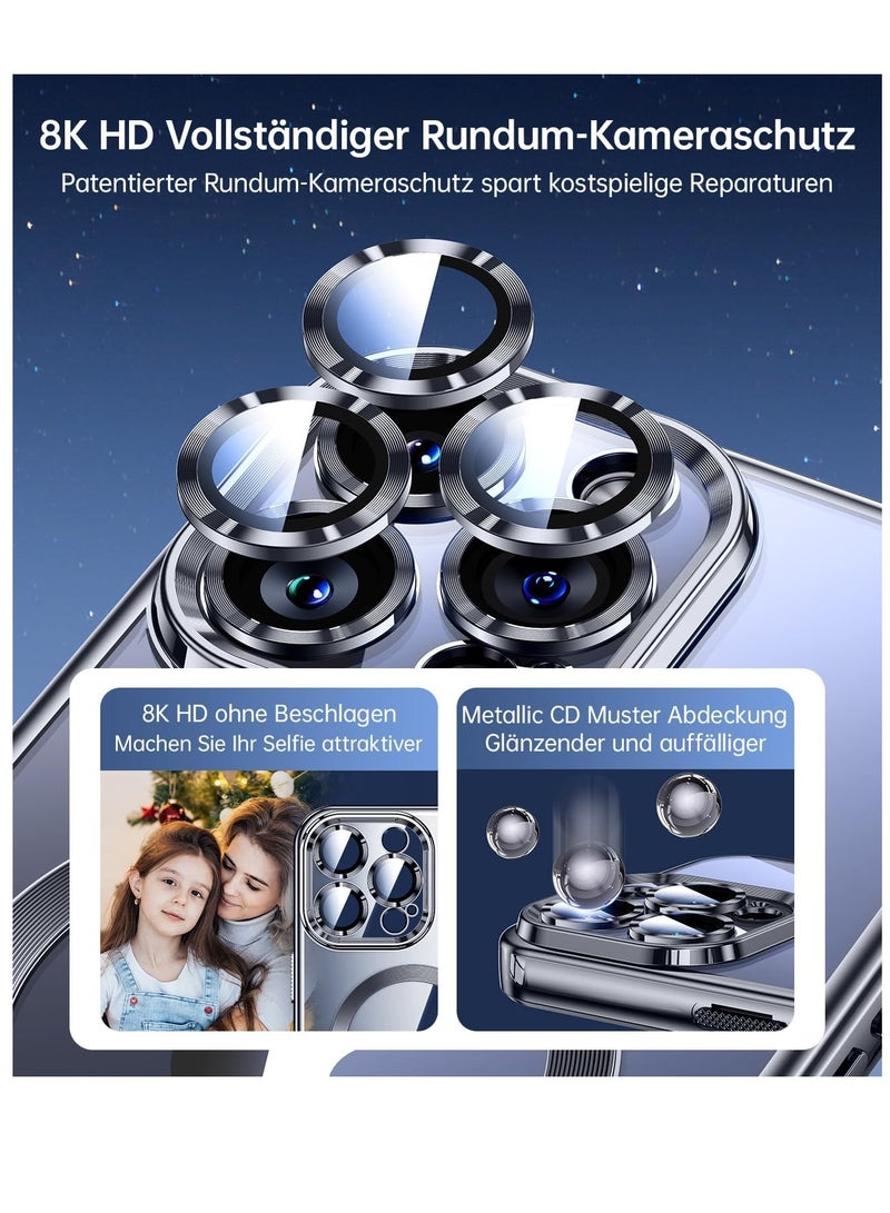 ELTRAZONE Natural Titanium iPhone 15 Pro Case – Integrated Camera Lens Protection, Military Grade Drop Protection, TOP N56 Magnets, MagSafe Compatible - Image 3