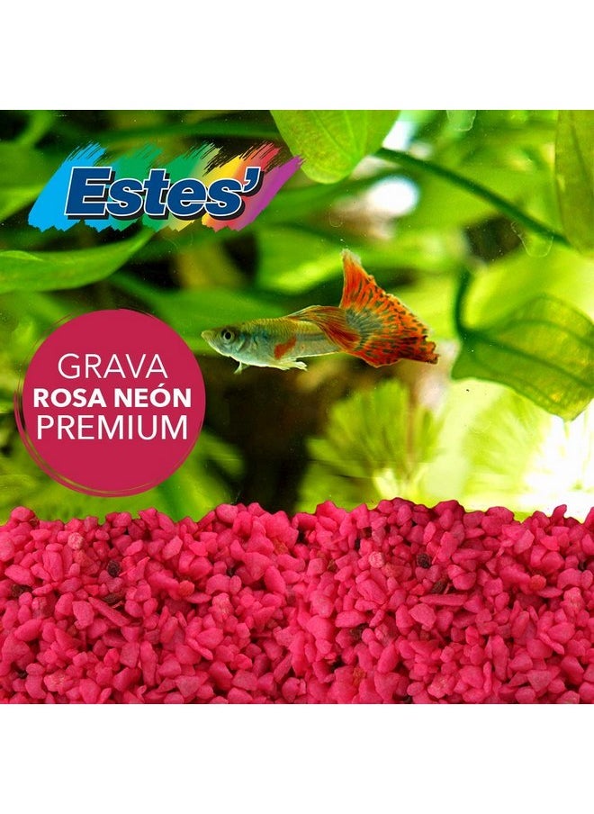 Estes Spectrastone Permaglo Pink Aquarium Gravel for Freshwater Aquariums, 5-Pound Bag  - Image 4