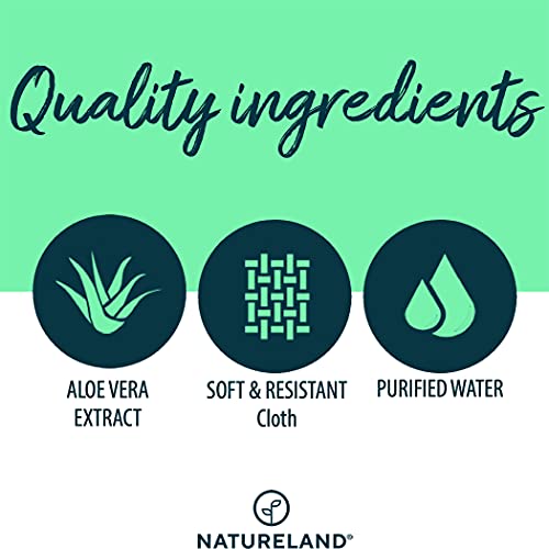 Natureland [150 pcs Extra-Large] Natureland Dog Ear Wipes - Extra Large Pads [170%] - Otic Cleaning Wipes for Infections and Controlling Ear Infections and Ear Odor in Pets - Image 3