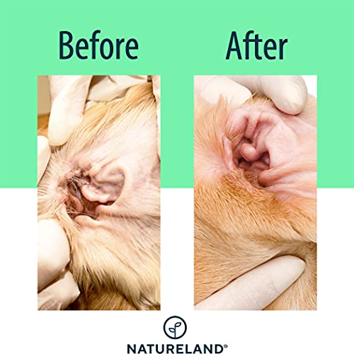 Natureland [150 pcs Extra-Large] Natureland Dog Ear Wipes - Extra Large Pads [170%] - Otic Cleaning Wipes for Infections and Controlling Ear Infections and Ear Odor in Pets - Image 5