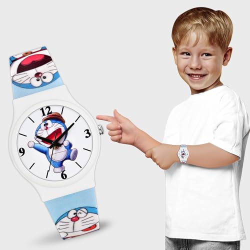 Acnos Kid's Happy Colorful Water-Resistant Durable Watch for Boys Kids Boy with Fun Designs Adjustable Strap Positive Messages Watch for Kids - Image 3