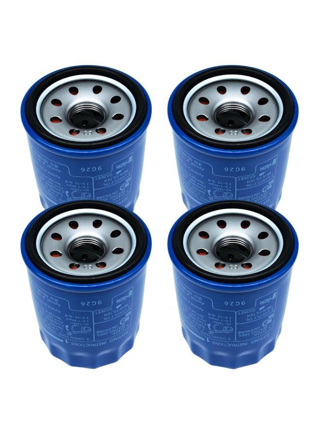 HTYPX Oil Filters 15400-PLM-A02 15400-PLM-A01 Compatible with Honda GX610 GX630 GX660 GX670 GX690 GXV340 GXV390 GXV610 GXV630 GXV660 GXV670 GXV690 Engines Replace 15400-PLM-A02PE 15400-P0H-305PE (4 PACK) - Image 1