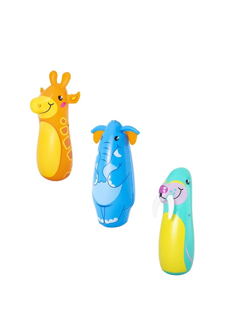 Bestway Kids Animal Air Boxing Toy, Height 89cm - 1pc Random Pick  - Image 2