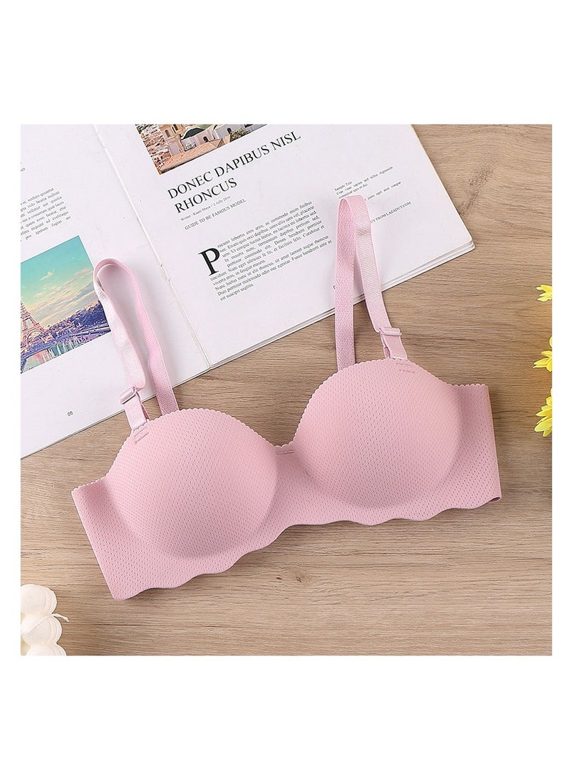 3 Pieces Women Half Cup Seamless Push Up Bra - Image 3