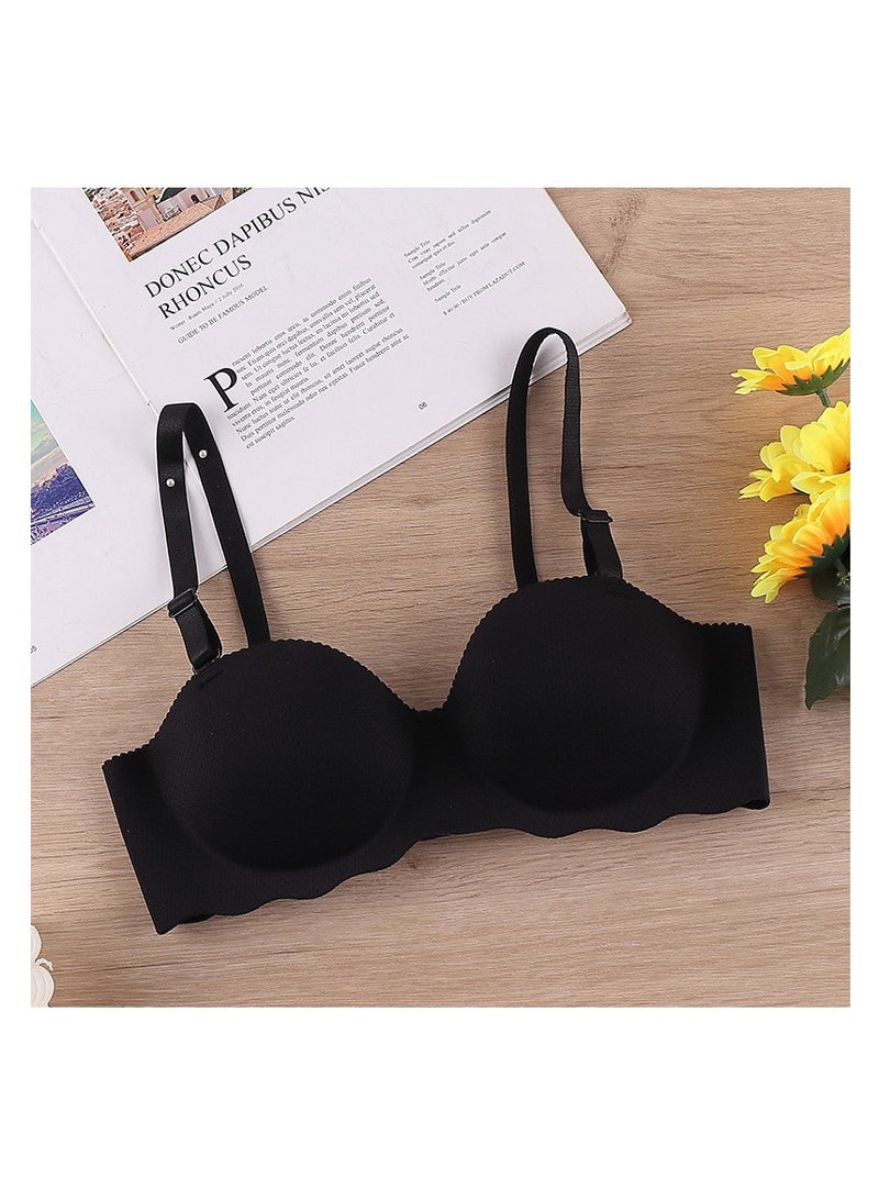 3 Pieces Women Half Cup Seamless Push Up Bra - Image 4