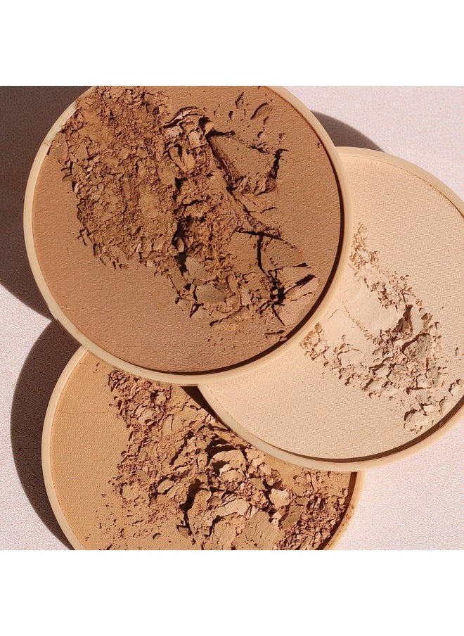 Wander Beauty Wanderlust Powder Foundation Medium Blurs And Evens Skin Tone Perfects And Hydrates With Hyaluronic Acid Aloe Honeysuckle & Vitamin E Lightweight Buildable Coverage  - Image 5
