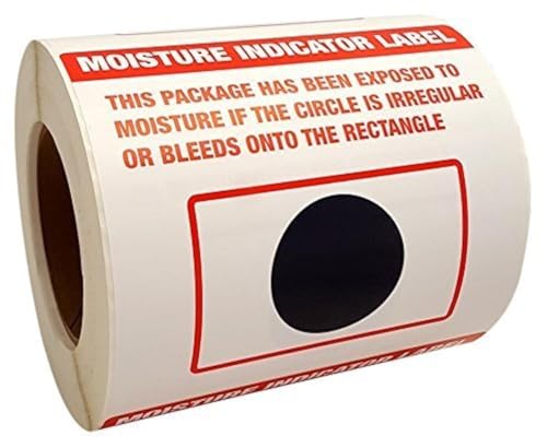 MR-LABEL MR Label Company Moisture Indicator Labels Rolls (6 "x 5.5") - Image 1