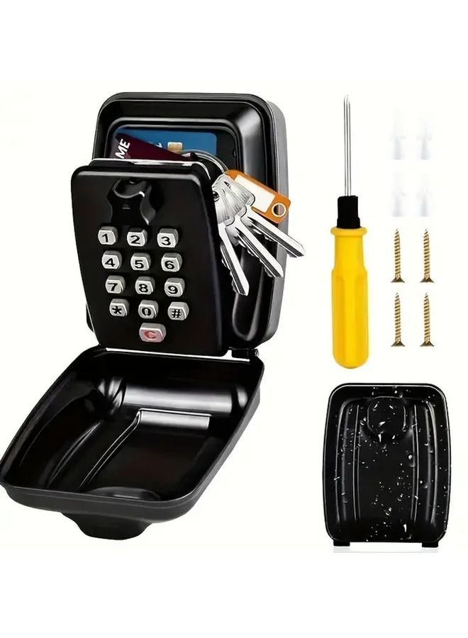 Extra Large Outdoor Password Key Storage Box For Home Garage Office - Image 1