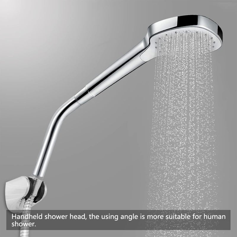 Shower Arm, 8in Stainless Steel Wall Mounted Universal Thread Shower Extension Pipe for Home Bathroom Kitchen - Image 3