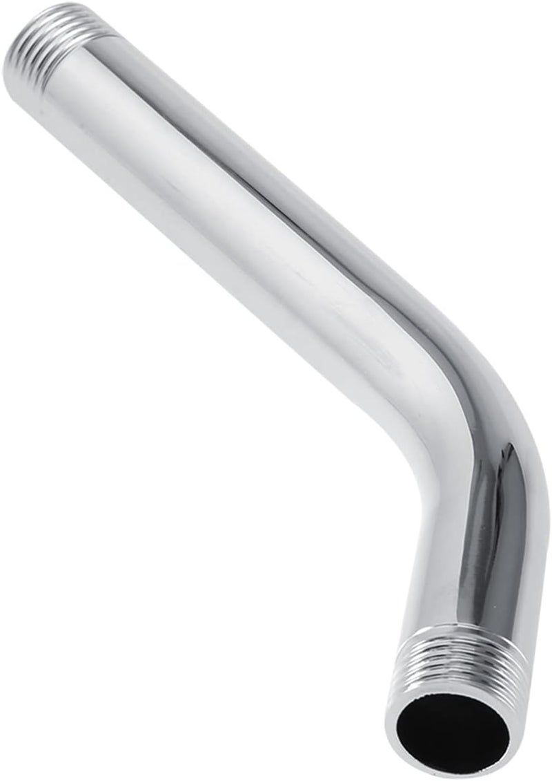 Shower Arm, 8in Stainless Steel Wall Mounted Universal Thread Shower Extension Pipe for Home Bathroom Kitchen - Image 2