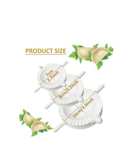 MARKQ Dumpling Maker, 3 pcs Dumpling Press Molds Cutter For Meat Pie Pastry Wonton Ravioli Mold  - Image 2