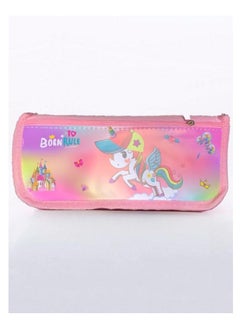 Generic Latest Zipper Pencil Pouch/Pencil Box/Pencil Case/Pen Box/Color Pouch Large Capacity Pen Bag Pouch Latest Design for Kids Back to school (Pink)  - Image 2