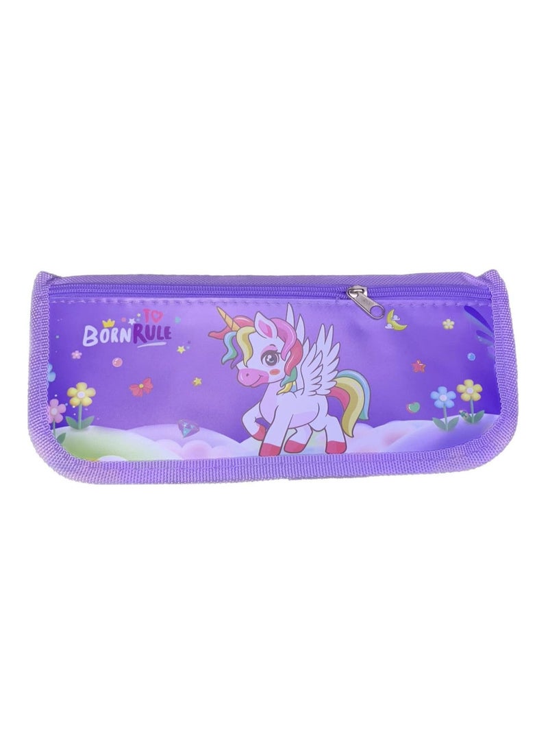 Generic Latest Zipper Pencil Pouch/Pencil Box/Pencil Case/Pen Box/Color Pouch Large Capacity Pen Bag Pouch Latest Design for Kids Back to school (Pink)  - Image 3