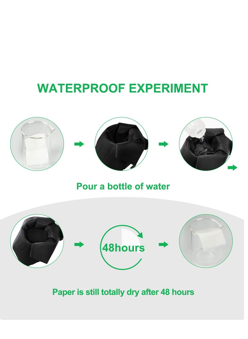 Waterproof BBQ Grill Cover for George Foreman Indoor/Outdoor Models 22460 & 22460-56, Compatible with Weber 1121004/1111004, Features Handle and Drawstring for Secure Fit. - Image 5