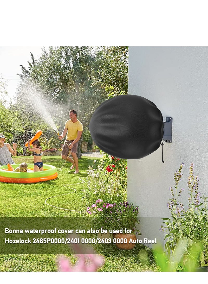 Waterproof BBQ Grill Cover for George Foreman Indoor/Outdoor Models 22460 & 22460-56, Compatible with Weber 1121004/1111004, Features Handle and Drawstring for Secure Fit. - Image 3