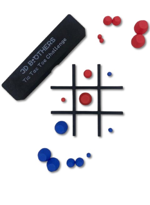 Tic Tac Toe Challenge a Strategic Board Game (XO).With Storage Box