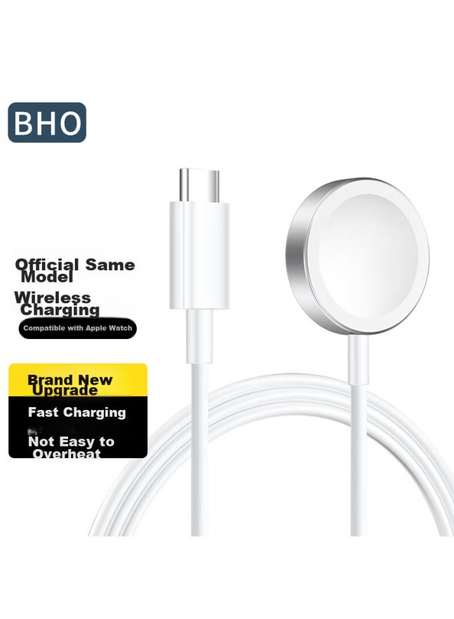 Bho Compatible Apple Watch Charger, Magnetic Fast Charger For Apple Watch S10, Iwatch S9/8/7/6/ultra2/se Watch, Quick Charging Wireless Charging Cable - Image 1