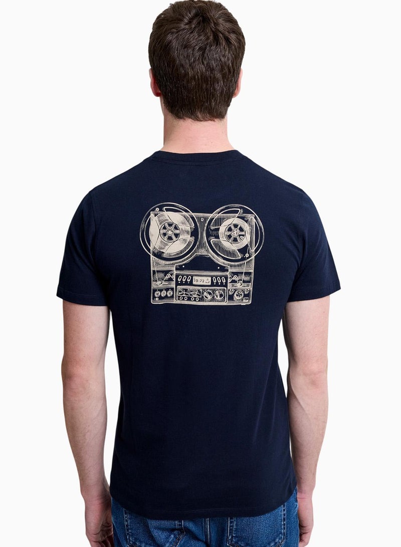 French Connection Audio Recorder Print T-Shirt - Image 3