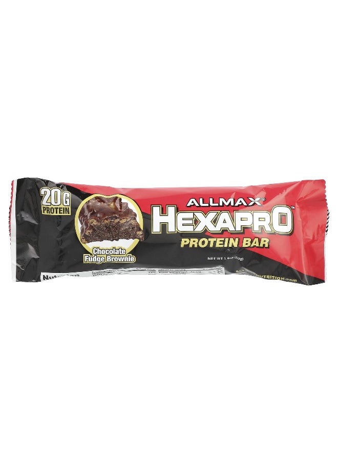 Allmax ALLMAX, Hexapro™, Protein Bar, Chocolate Fudge Brownie, 1.9 oz (53 g) 