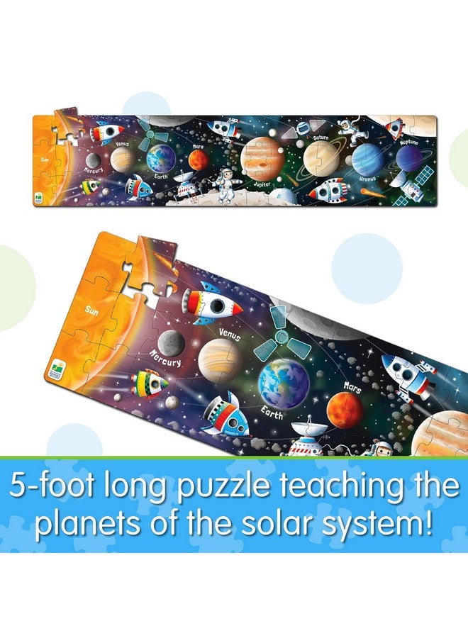 The Learning Journey: Long and Tall Puzzles - Solar System - 51 Piece, 5-Foot-Long Preschool STEM Puzzle - Educational Gifts for Boys & Girls Ages 3 and Up - Image 2