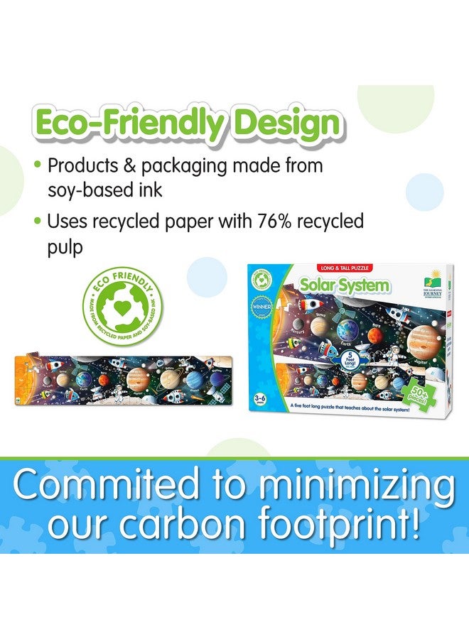 The Learning Journey: Long and Tall Puzzles - Solar System - 51 Piece, 5-Foot-Long Preschool STEM Puzzle - Educational Gifts for Boys & Girls Ages 3 and Up - Image 5