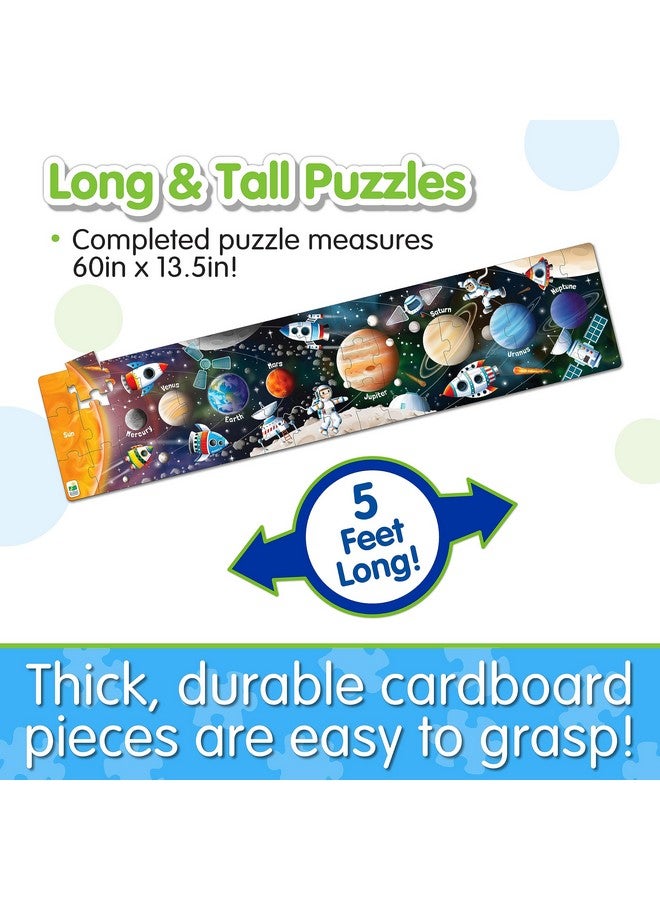 The Learning Journey: Long and Tall Puzzles - Solar System - 51 Piece, 5-Foot-Long Preschool STEM Puzzle - Educational Gifts for Boys & Girls Ages 3 and Up - Image 3