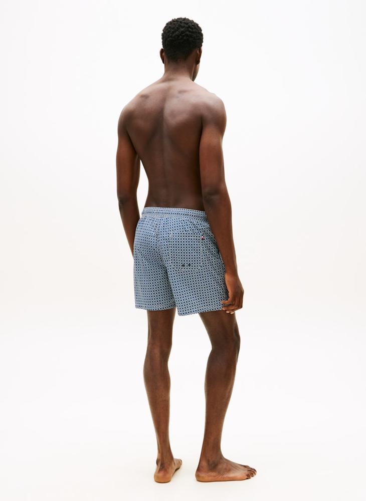 TOMMY HILFIGER Print Mid Length Swim Shorts - Image 2