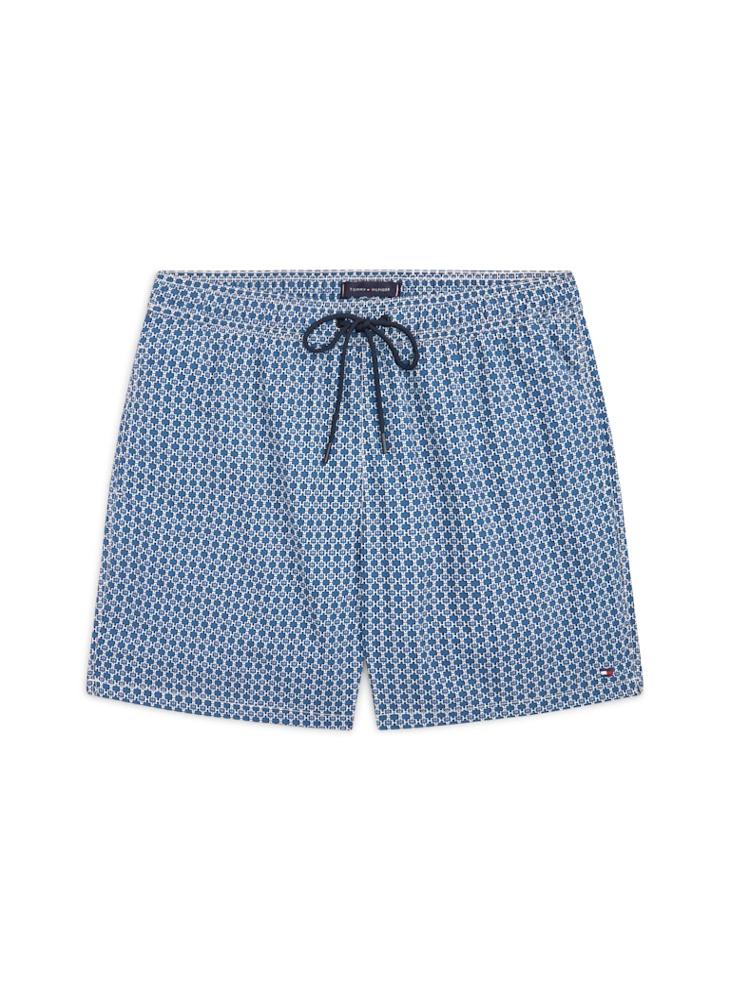 TOMMY HILFIGER Print Mid Length Swim Shorts - Image 5